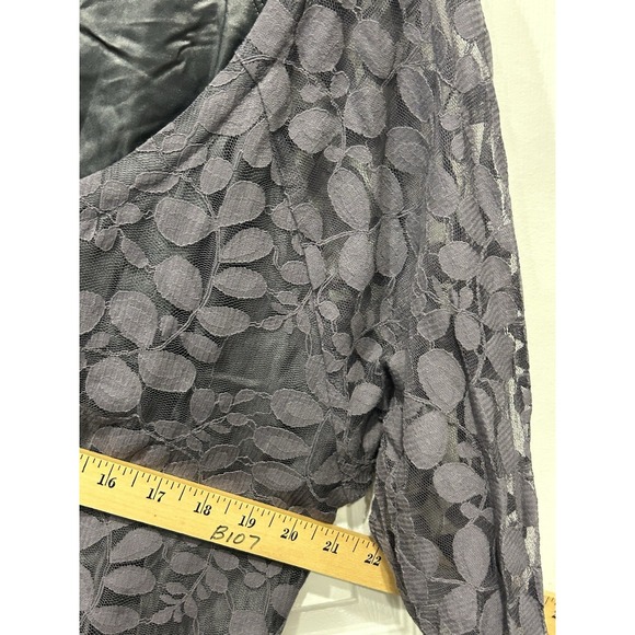 Garnet Hill Boheme Easy Lace Lined Dress Feminine Classic Minimalist Boho Sz 18 - Picture 16 of 16